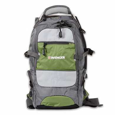 Рюкзак WENGER, универсальный, серо-зеленый, "Narrow Hiking Pack", туристический, 22 л, 23х18х47 см, 13024415 (арт. 225806)