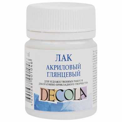 Лак акриловый глянцевый "Декола", 50 мл, в банке, 5828920 (арт. 190989) купить в интернет-магазине ТОО Снабжающая компания от 1 176 T, а также и другие Вспомогательные материалы и инструменты на сайте dulat.kz оптом и в розницу
