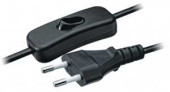 Navigator Шнур Для Бра С Выкл. 6А 250В 1,7 М (Шввп 2Х0,75 Черный) Nps-Fs-170-Bl 94668 (арт. 380629)