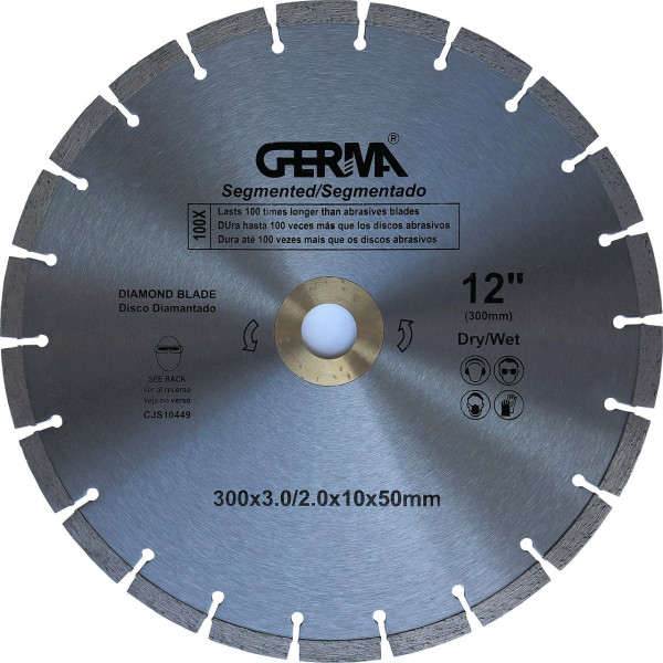 Алмазный диск по бетону 300x50 Germa купить в интернет-магазине ТОО Снабжающая компания от 30 912 T, а также и другие Электроинструмент на сайте dulat.kz оптом и в розницу