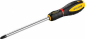 Отвертка STAYER "PROFI" "PROTech", двухкомп рукоятка, намагниченная, Cr-Mo, PH3x150мм (арт. 25132-3-15_z02)
