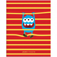 Дневник 1-11 кл. 40л. (твердый) "Клякса", глянцевая ламинация (арт. Ду40т_18262)