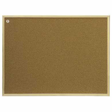 Доска пробковая 100x200 см, коричневая рамка из МДФ, OFFICE, "2х3", TC1020 (арт. 236534)