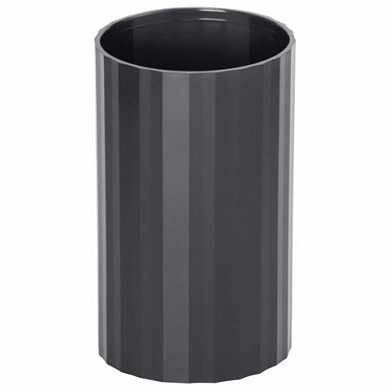 Подставка-органайзер СТАММ "Гранд" (стакан для ручек), 70х70х110 мм, черная, СН21 (арт. 235823)