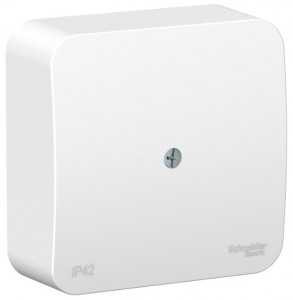 Коробка распределительная Schneider Blanca ОУ, 75х75х30мм, с крышкой, под кабель-канал, IP42, белый, BLNRK000011 (арт. 622124) купить в интернет-магазине ТОО Снабжающая компания от 539 T, а также и другие Коробки для открытой проводки на сайте dulat.kz оптом и в розницу