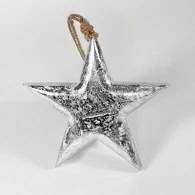 Фигурка декоративная Snow star, подвесная, 15х15х2,5 см (арт. en_ny0014)
