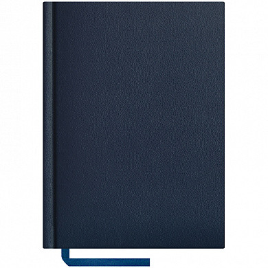 Ежедневник недатированный, A6, 160л., балакрон, OfficeSpace "Ariane", синий (арт. En6b_8394)