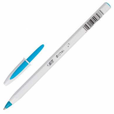 Ручка шариковая BIC "Cristal UP", корпус белый, узел 1,2 мм, линия 0,35 мм, ассорти, 950446 (арт. 142918)
