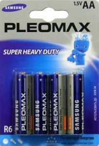 Батарейка Pleomax Samsung R6/316 Bl4 (арт. 17508) купить в интернет-магазине ТОО Снабжающая компания от 196 T, а также и другие R6/AA 316 батарейки (пальчиковые) на сайте dulat.kz оптом и в розницу