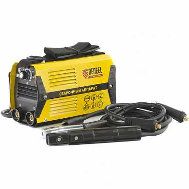 Аппарат инвертор. дуговой сварки DS-160 Compact, 160 А, ПВ 70%, диам.эл. 1,6-3,2 мм DENZEL (арт. 94371) купить в интернет-магазине ТОО Снабжающая компания от 64 778 T, а также и другие Сварочное оборудование на сайте dulat.kz оптом и в розницу