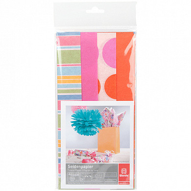 Набор бумаги тишью Werola "Flower Power", 50*76см, 4 листа, 17г/м2, ассорти, пакет, европодвес (арт. 1051-1) купить в интернет-магазине ТОО Снабжающая компания от 2 058 T, а также и другие Бумага "тишью" на сайте dulat.kz оптом и в розницу