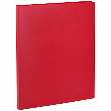 Папка с пружинным cкоросшивателем OfficeSpace, 15мм, 500мкм, красная (арт. FS3_318)