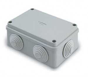 Коробка распределительная T-plast LUXEL ОУ, 120x80x50 мм, 6 вводов, с крышкой на болтах, IP55, LX35006-P (арт. 586314)