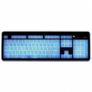 Клавиатура проводная мультимедийная Smartbuy 301 USB с подсветкой клавиш черно/белая (SBK-301U-KW) (арт. 649747)