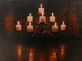 Картина «Вечер у камина» led-8шт, 40х30см (арт. TD 0313)