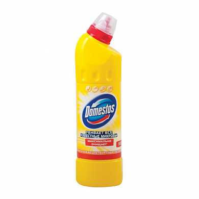 Чистящее средство 500 мл, DOMESTOS "Свежесть цитруса", с отбеливающим эффектом, гель, 3441,3442 (арт. 600072) купить в интернет-магазине ТОО Снабжающая компания от 1 519 T, а также и другие Чистящие средства универсальные на сайте dulat.kz оптом и в розницу