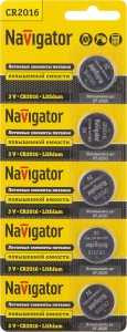 Батарейка Navigator Cr2016 Bl5 94763 (арт. 165988)