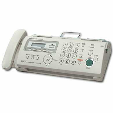 Факс PANASONIC KX-FP218 RUB, печать на обычной бумаге 70-80 г/м2, А4, АОН, автоответчик (арт. 260278)