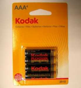 Батарейка Kodak R03/286 Bl4 (арт. 59334)