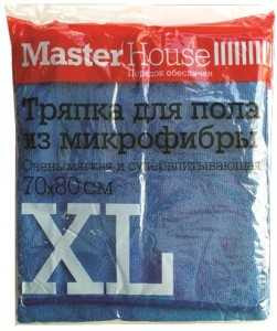 Тряпка для пола MasterHouse MT02XL, супервпитывающая, 70х80см, микрофибра, цвет микс, 60178 (арт. 613620)