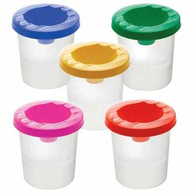 Стакан-непроливайка СТАММ, 5 цветов ассорти (красный, желтый, зеленый, синий, фиолетовый), СН41 (арт. 190975) купить в интернет-магазине ТОО Снабжающая компания от 196 T, а также и другие Стаканы-непроливайки для рисования на сайте dulat.kz оптом и в розницу