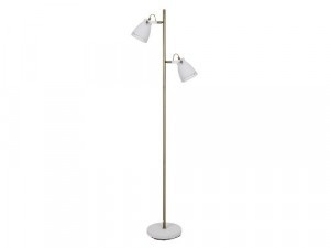 Camelion LOFT KD-428BF-2 C69 белый+стар медь (Свет-к напольн.New York, 2х E27, 40Вт, 230В, мета (арт. 646515) купить в интернет-магазине ТОО Снабжающая компания от 70 854 T, а также и другие Напольные светильники (торшеры) на сайте dulat.kz оптом и в розницу