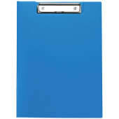 Папка-планшет с зажимом OfficeSpace А4, пластик, синий (арт. 245658)