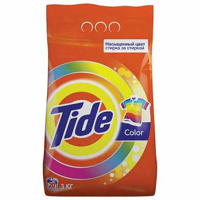 Стиральный порошок-автомат 3 кг, TIDE (Тайд) Color (арт. 602409) купить в интернет-магазине ТОО Снабжающая компания от 5 537 T, а также и другие Стиральные порошки на сайте dulat.kz оптом и в розницу