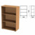 Шкаф (стеллаж) "Этюд", 800х384х1182 мм, 2 полки, бук бавария, 399995-55 (арт. 640339) купить в интернет-магазине ТОО Снабжающая компания от 63 994 T, а также и другие Набор мебели "Этюд" на сайте dulat.kz оптом и в розницу