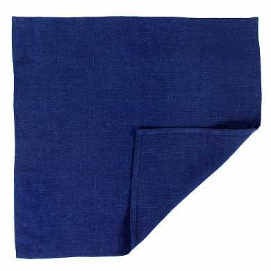 Сервировочная салфетка из умягченного льна темно-синего цвета (арт. TK18-NA0010)