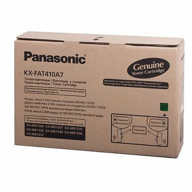 Тонер-картридж PANASONIC (KX-FAT410A7) KX-MB1500/1507/1520/1530/1536/1537, оригинальный, 2500 копий (арт. 320541) купить в интернет-магазине ТОО Снабжающая компания от 73 843 T, а также и другие Картриджи для принтеров на сайте dulat.kz оптом и в розницу