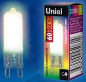 Uniel JCD G9 230V 60W с радужным свечением JCD-RB-60/G9 (арт. 156425)