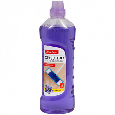 Средство для мытья полов OfficeClean Proffesional "Универсал. Лаванда", 1л (арт. 257296) купить в интернет-магазине ТОО Снабжающая компания от 980 T, а также и другие Средства для мытья пола на сайте dulat.kz оптом и в розницу