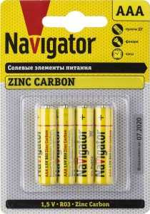 Батарейка Navigator Новый Стандарт R03/286 Bl4 94767 (арт. 218154)