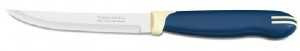 Нож для стейка Tramontina Multicolor, ручка пластик, лезвие 12.5см, синий, 23527/215-TR (арт. 585284)