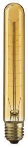 Navigator T30 E27 60W трубчатая золотистая, Винтаж NI-V-T30-S24-60-230-E27-CLG 71955 (арт. 640473)