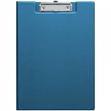 Папка-планшет с зажимом OfficeSpace, ПВХ, синий (арт. ППСЗ_68977)