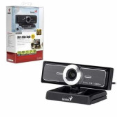 Веб-камера GENIUS Facecam Widecam F100, 12 Мп, микрофон, черный, 32200213101 (арт. 353588)