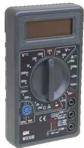 Мультиметр цифровой IEK Universal M830B, TMD-2B-830 (арт. 514540)