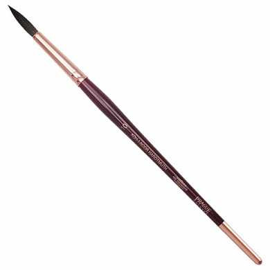Кисть художественная KOH-I-NOOR белка, круглая, №10, короткая ручка, блистер, 9935010017BL (арт. 200401)