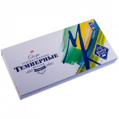 Краски темперные Мастер-Класс, 10 цветов, 46мл/туба, картон (арт. 119558)