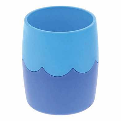 Подставка-органайзер СТАММ (стакан для ручек), сине-голубая, непрозрачная, СН505 (арт. 235838)