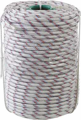 Фал плетёный полипропиленовый СИБИН 24-прядный с полипропиленовым сердечником, диаметр 10 мм, бухта 100 м, 700 кгс (арт. 50215-10)