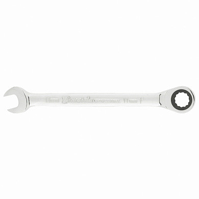 Ключ комбинированный трещоточный, 10мм, CrV, зеркальный хром MATRIX PROFESSIONAL (арт. 14803)