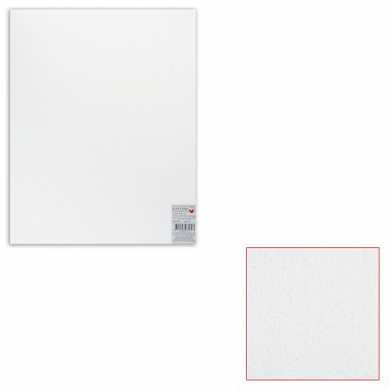 Белый картон грунтованный для живописи, 40х50 см, толщина 2 мм, акриловый грунт, двусторонний (арт. 126572)