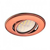 Ecola Dh03 Mr16 Gu5.3 Светильник Встраиваемый Поворотный Выпукл. Медь 25X88 Fp1601Efs (арт. 502043)
