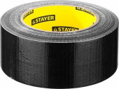 Армированная лента, STAYER Professional 12086-50-50, универсальная, влагостойкая, 48мм х 45м, черная (арт. 12086-50-50)