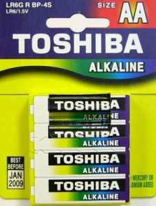 Батарейка Toshiba Lr6/316 Bl4 (арт. 169)