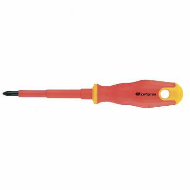 Отвертка диэлектрическая PH2*100mm, CrV, до 1000В, двухкомпонентная рукоятка Сибртех (арт. 12929) купить в интернет-магазине ТОО Снабжающая компания от 1 372 T, а также и другие Отвертки на сайте dulat.kz оптом и в розницу