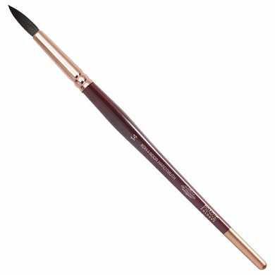 Кисть художественная KOH-I-NOOR белка, круглая, №14, короткая ручка, блистер, 9935014017BL (арт. 200407)